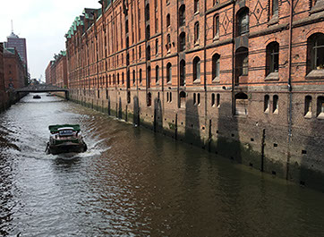 This is the old warehouse area, today a welcome spot for filming due to it's unique atmosphere